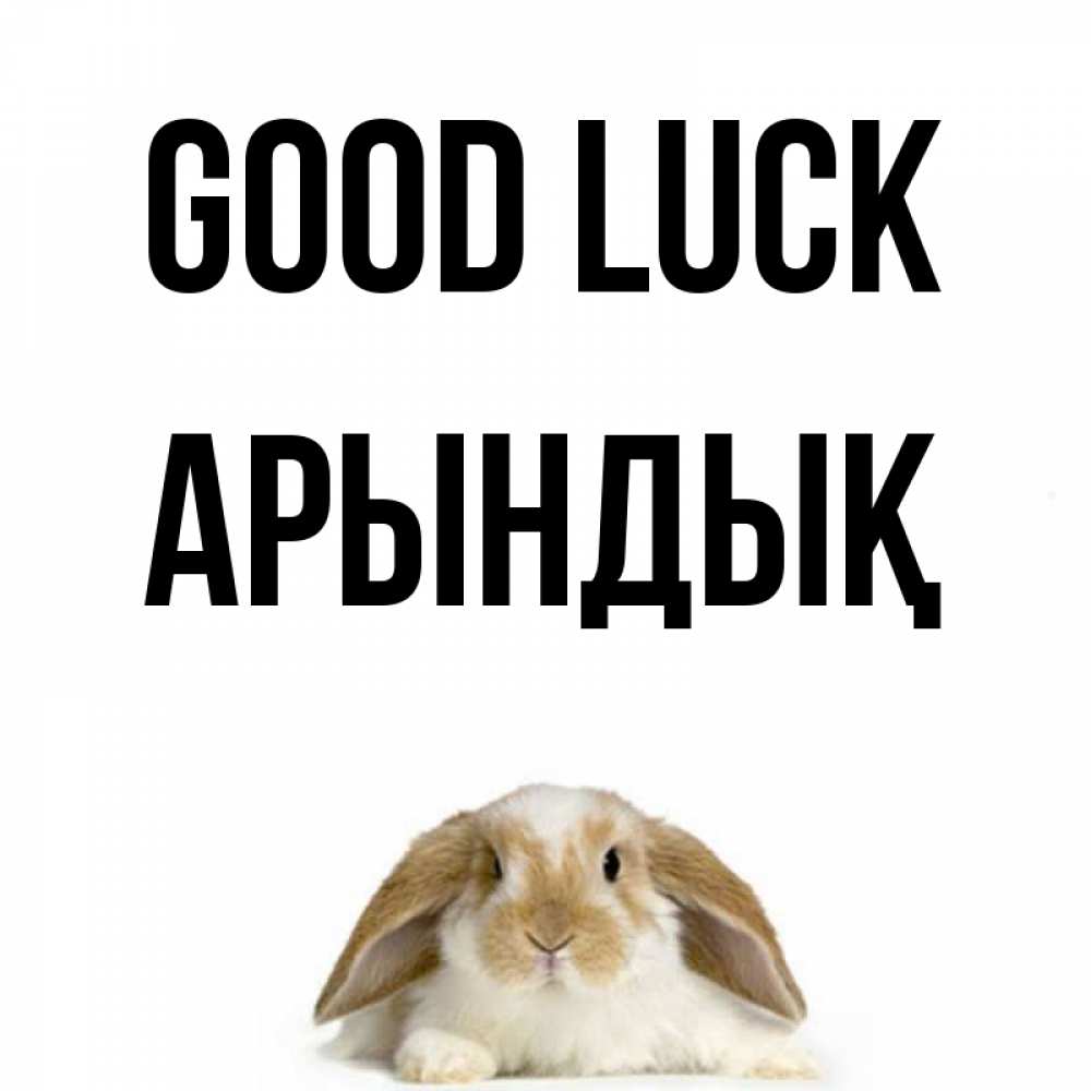 Greetings card с именем, Арындық Good luck открытки с произвольным текстом который можно вставить в открытку и создать ее самостоятельно бесплатно онлайн Greetings with text for free download 