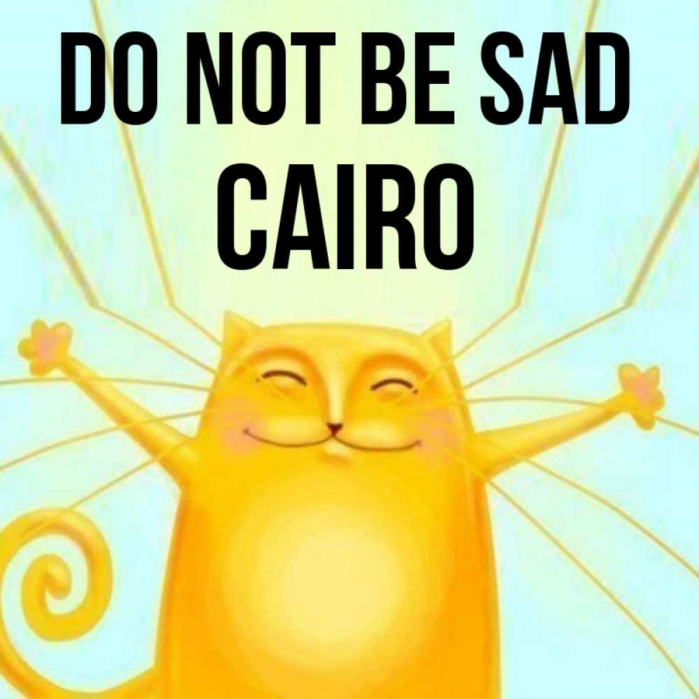 Greetings card с именем, Cairo Do not be sad обнимашки усатые Greetings with text for free download 
