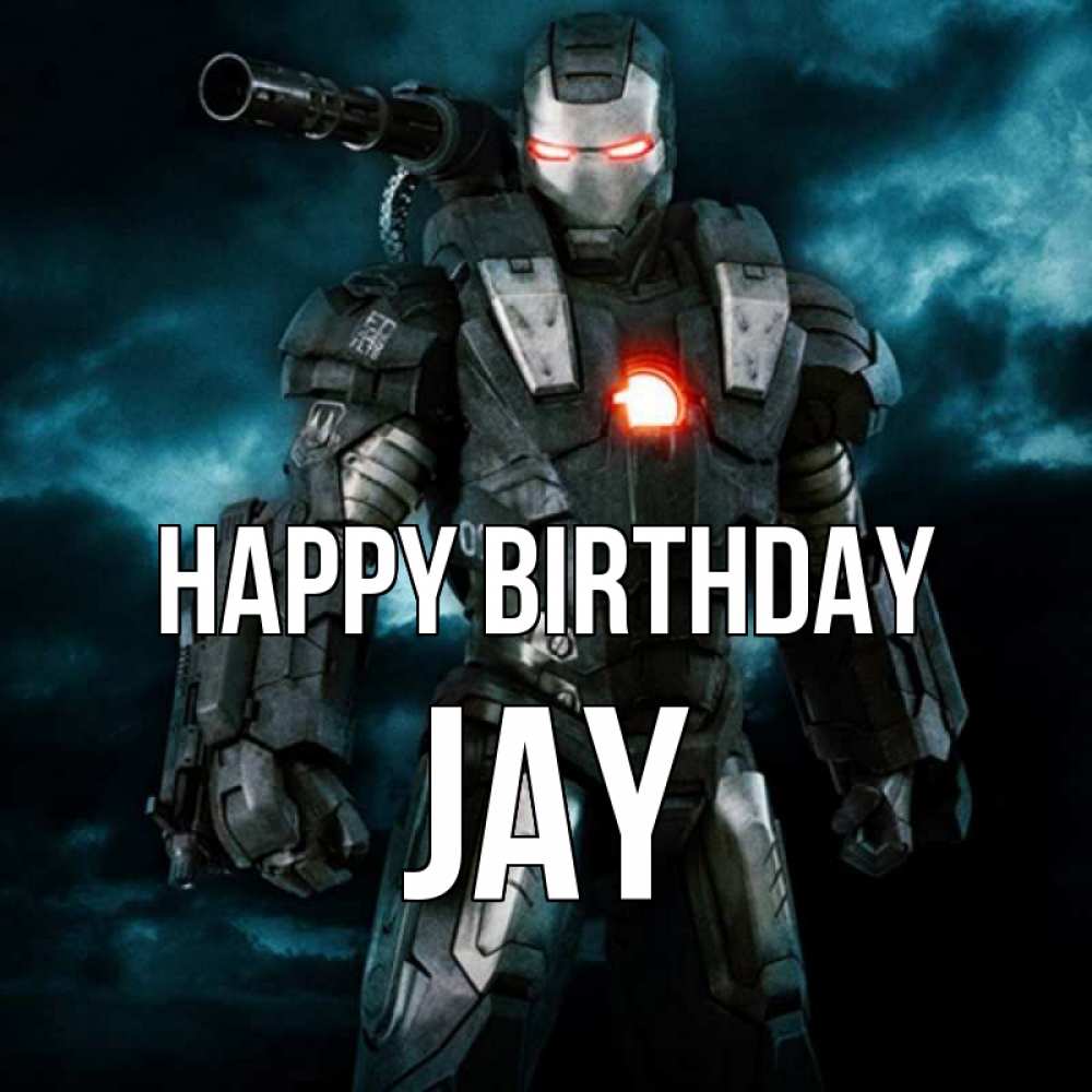 Greetings card с именем, Jay Happy Birthday марвел супергерой в новом костюме Greetings with text for free download 
