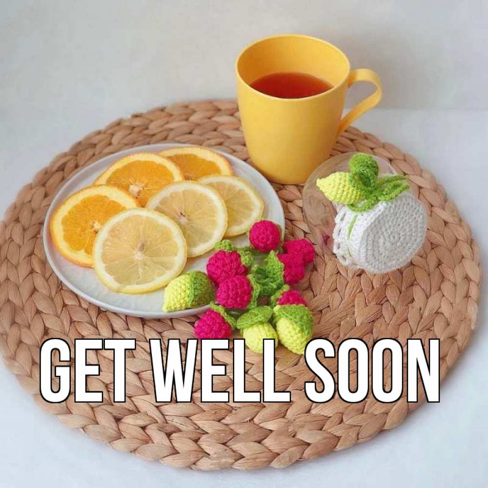 Greetings card с именем, выберите-имя Get well soon вязаные штучки Greetings with text for free download 