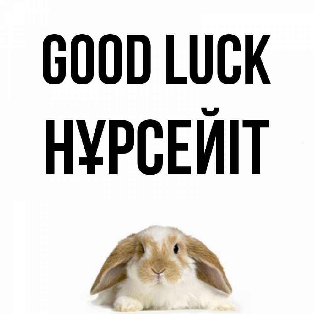 Greetings card с именем, НҰРСЕЙІТ Good luck открытки с произвольным текстом который можно вставить в открытку и создать ее самостоятельно бесплатно онлайн Greetings with text for free download 