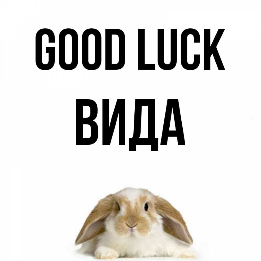 Greetings card с именем, Вида Good luck открытки с произвольным текстом который можно вставить в открытку и создать ее самостоятельно бесплатно онлайн Greetings with text for free download 