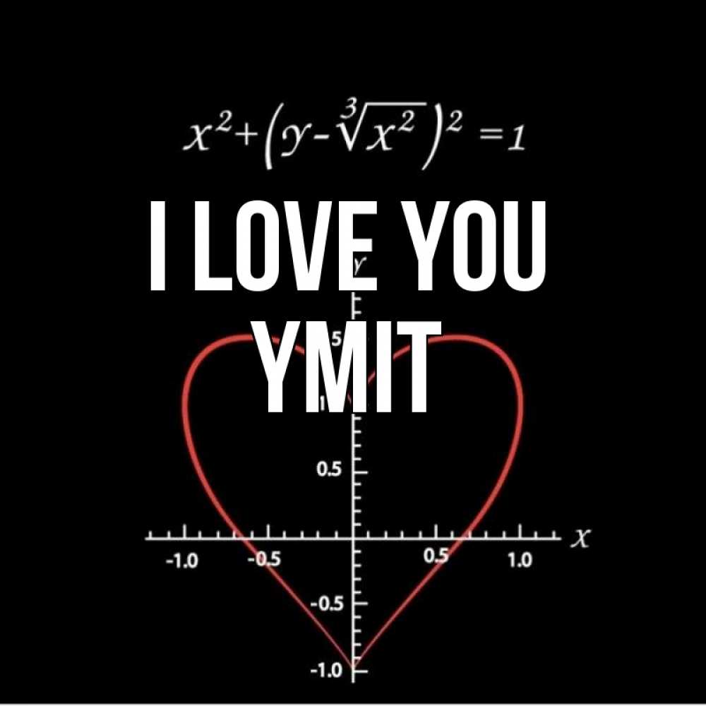 Greetings card с именем, ҮМІТ I love you сердечная формула Greetings with text for free download 