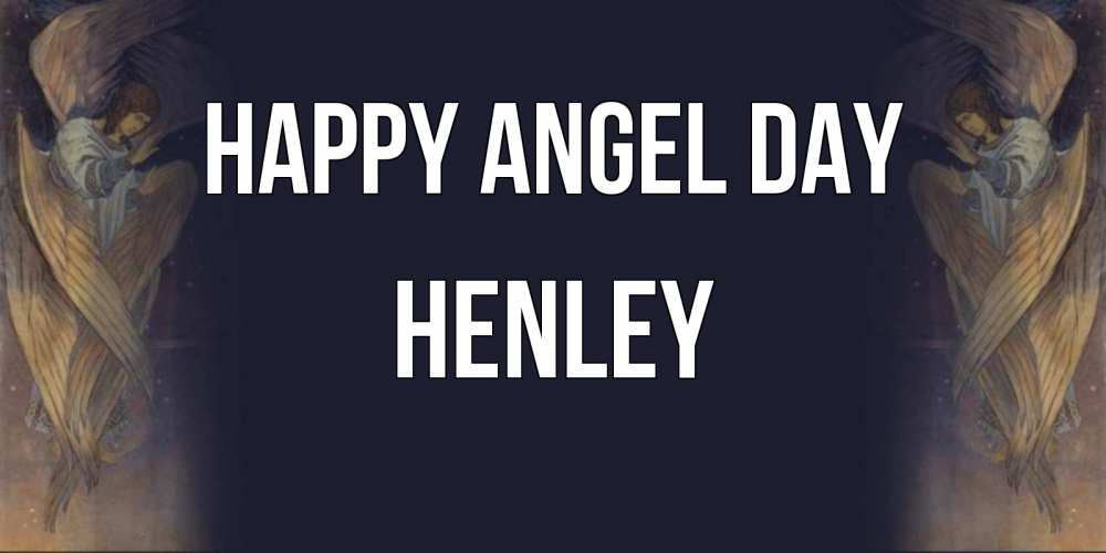 Greetings card с именем, Henley happy angel day день ангела Greetings with text for free download 