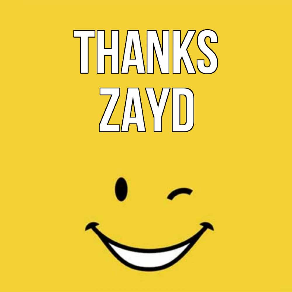 Greetings card с именем, Zayd Thanks благодарю и улыбаюсь Greetings with text for free download 