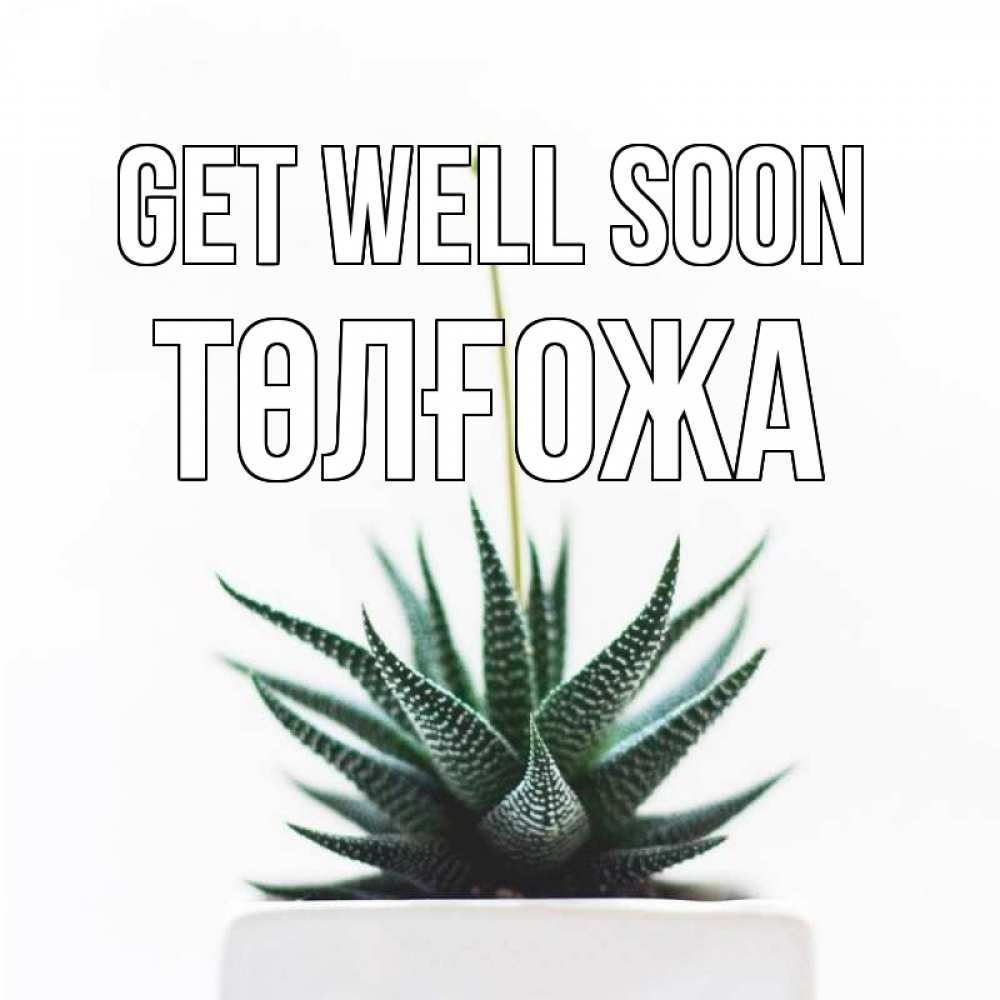 Greetings card с именем, ТӨЛҒОЖА Get well soon короче это непонятная колючка Greetings with text for free download 