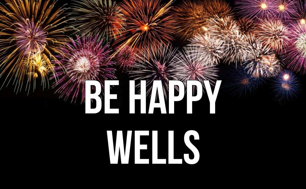 Greetings card с именем, Wells Be happy Фейрверг 1 Greetings with text for free download 