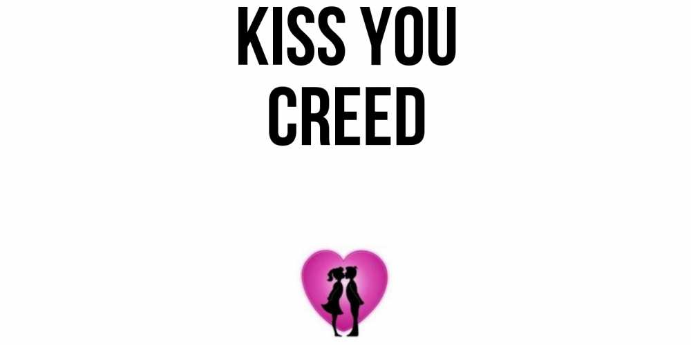 Greetings card с именем, Creed Kiss you поцелуй Greetings with text for free download 