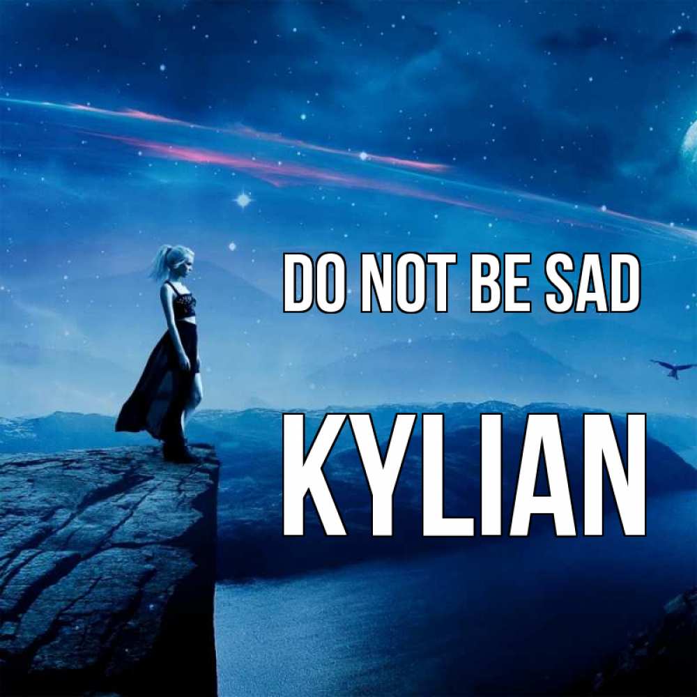Greetings card с именем, Kylian Do not be sad вода и скала Greetings with text for free download 