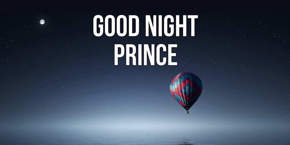 Greetings card с именем, Prince Good night ночная открытка Greetings with text for free download 