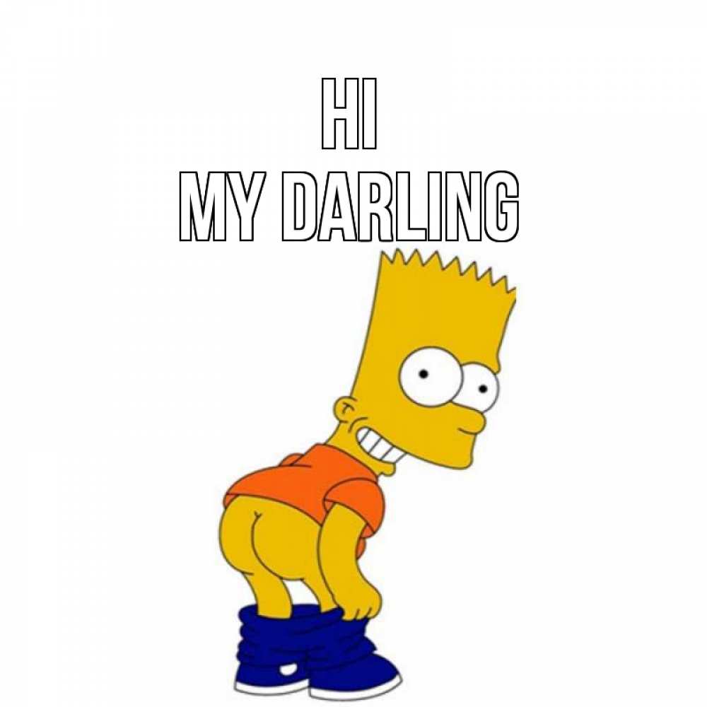 Greetings card с именем, my-darling Hi попочка Greetings with text for free download 