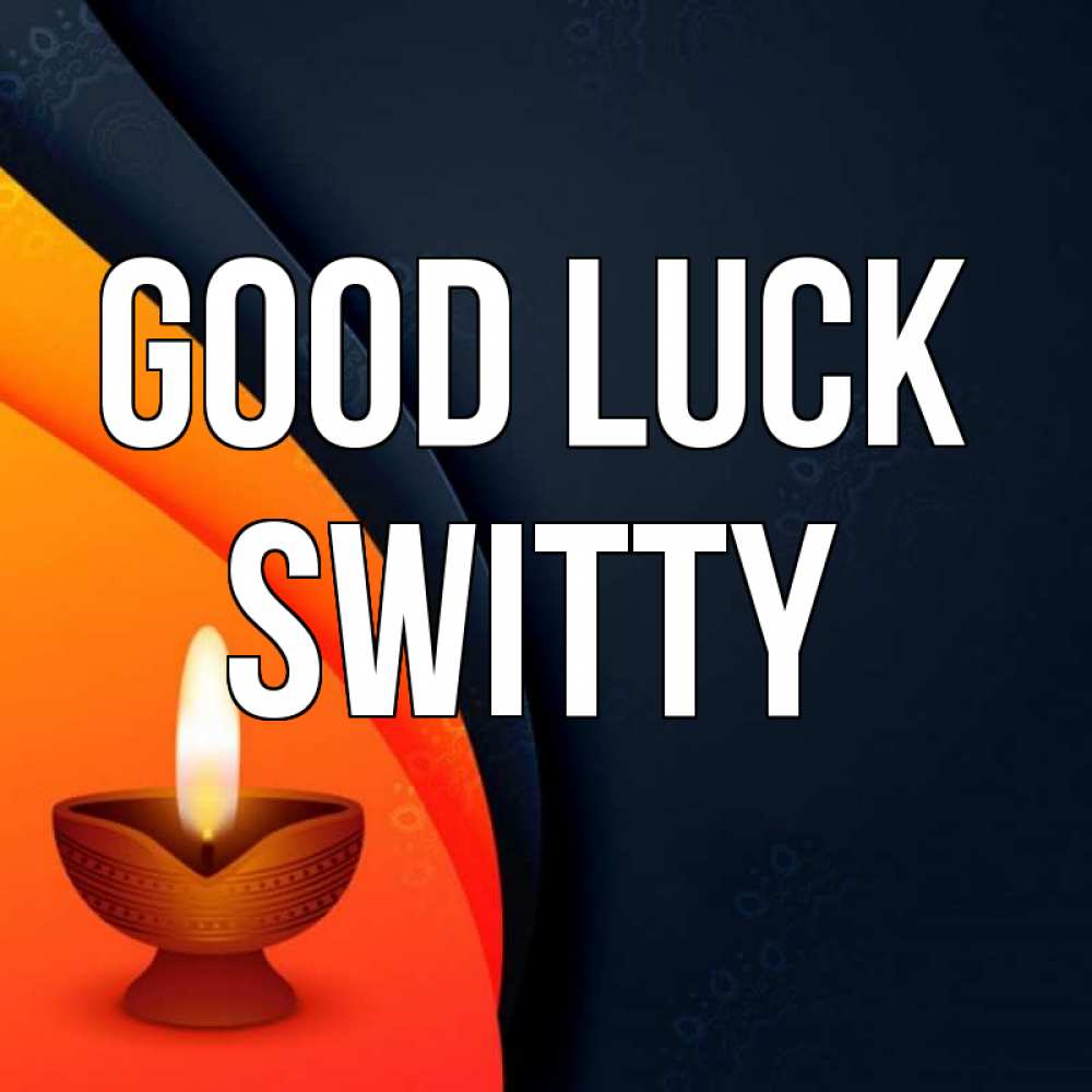 Greetings card с именем, switty Good luck абстрактный фон Greetings with text for free download 