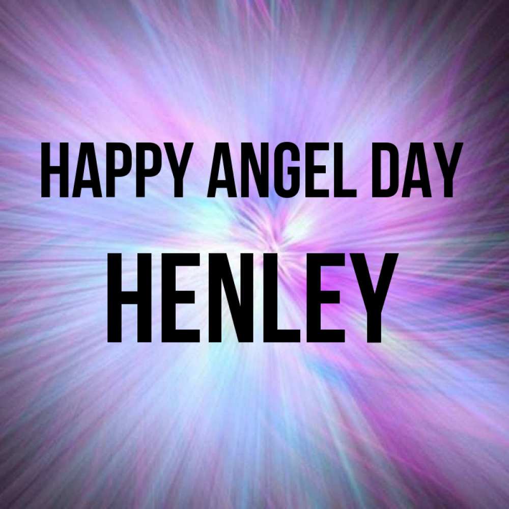Greetings card с именем, Henley happy angel day ангельский свет Greetings with text for free download 