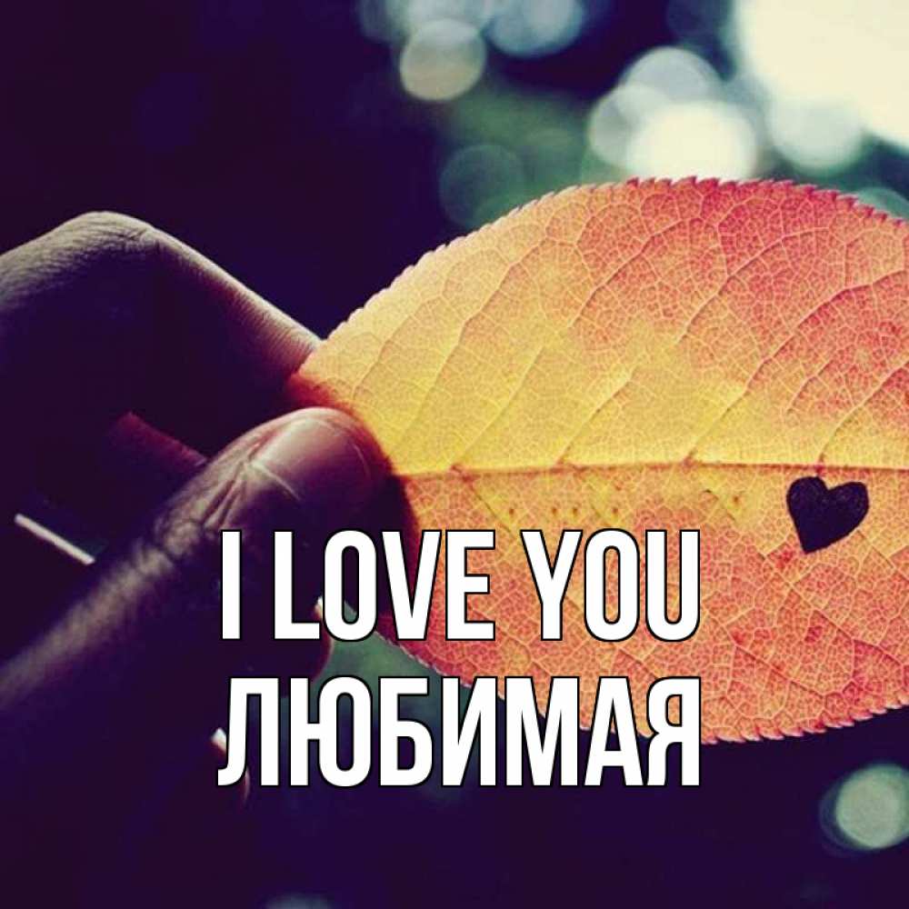 Greetings card с именем, Любимая I love you держу лист Greetings with text for free download 