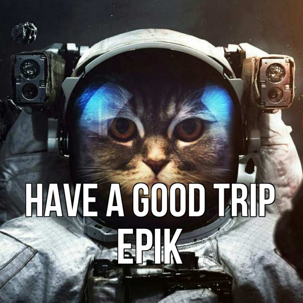 Greetings card с именем, Ерік Have a good trip желает удачно добраться Greetings with text for free download 