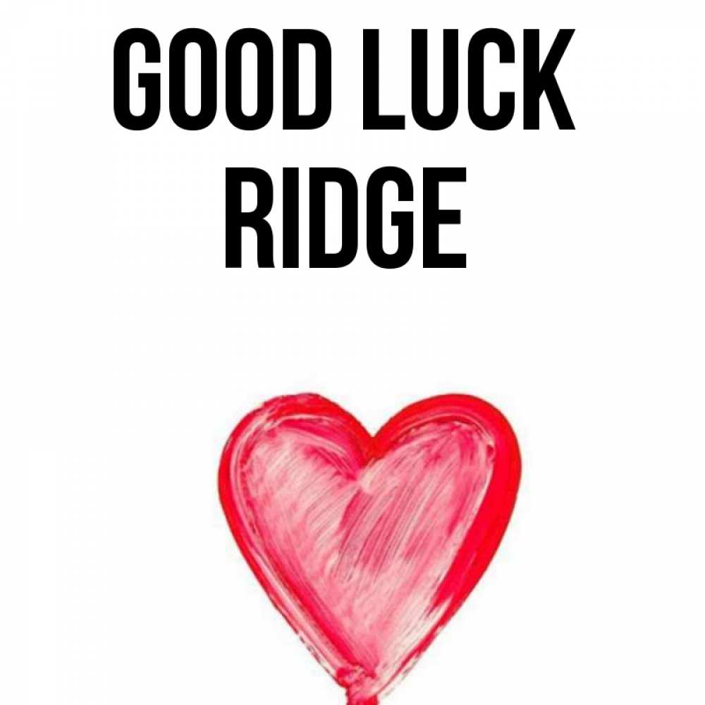 Greetings card с именем, Ridge Good luck рисунок маркером Greetings with text for free download 