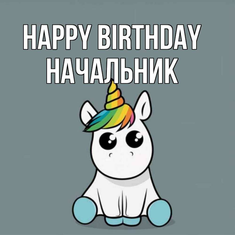 Greetings card с именем, Начальник Happy Birthday пони Greetings with text for free download 