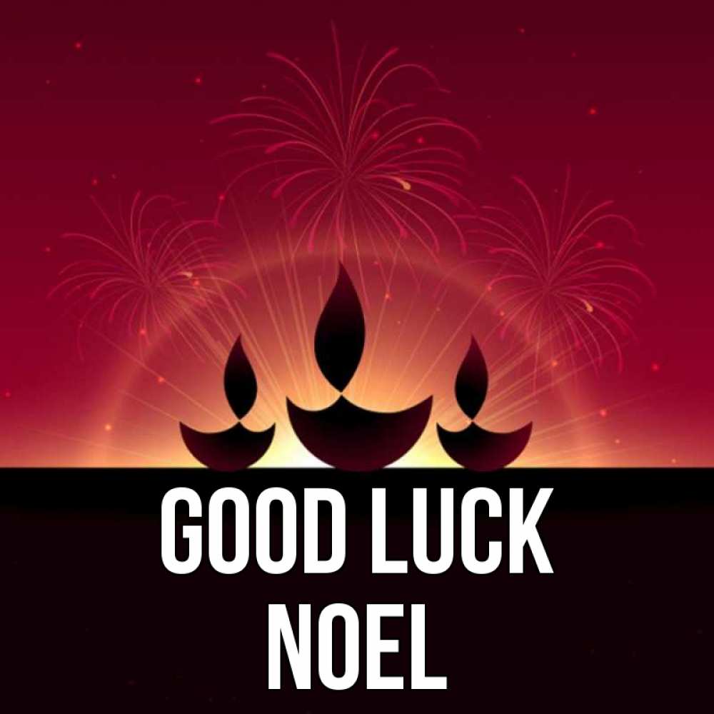 Greetings card с именем, Noel Good luck праздник Greetings with text for free download 