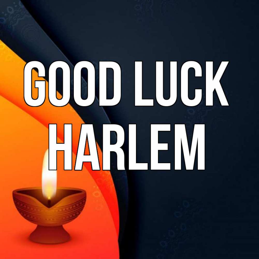 Greetings card с именем, Harlem Good luck абстрактный фон Greetings with text for free download 