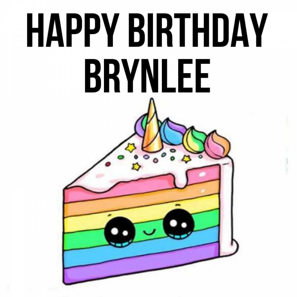 Greetings card с именем, Brynlee Happy Birthday с днем варенья Greetings with text for free download 