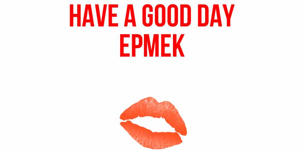 Greetings card с именем, Ермек Have a good day удачного дня с поцелуем Greetings with text for free download 