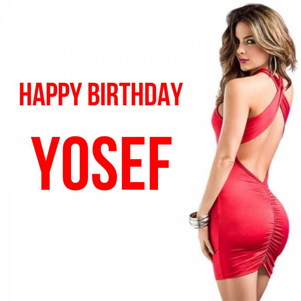 Greetings card с именем, Yosef Happy Birthday Поздравительная открытка для парня или подруги Greetings with text for free download 