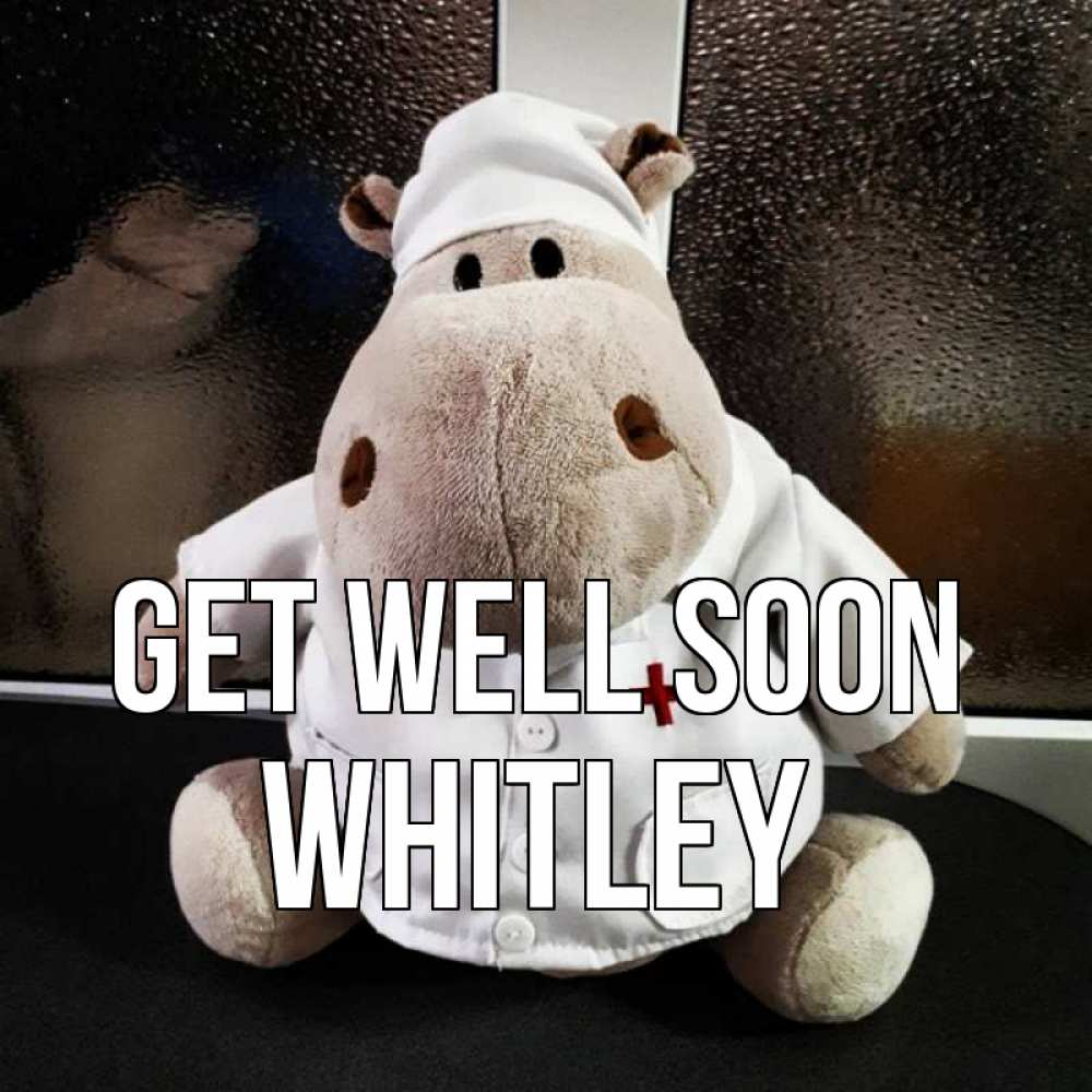 Greetings card с именем, Whitley Get well soon всех излечит исцелит Greetings with text for free download 