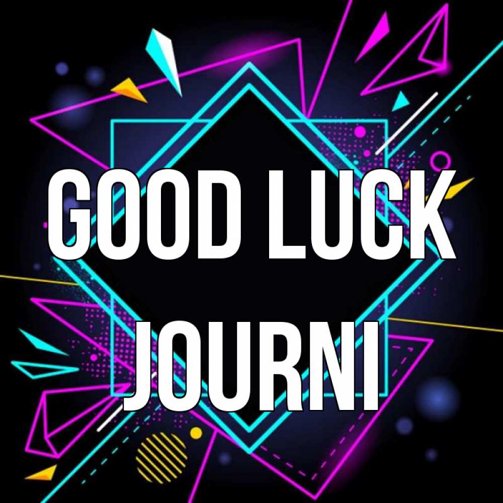 Greetings card с именем, Journi Good luck рамочки Greetings with text for free download 