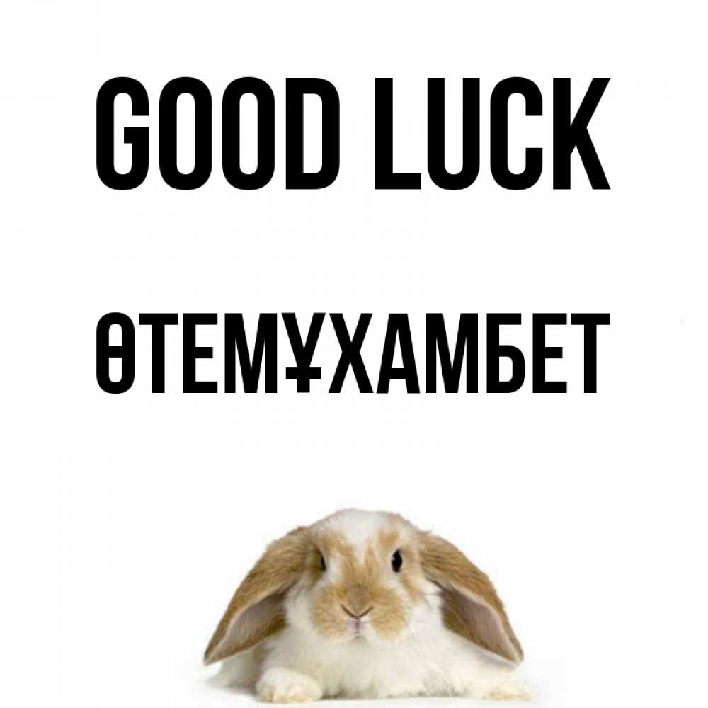 Greetings card с именем, ӨТЕМҰХАМБЕТ Good luck открытки с произвольным текстом который можно вставить в открытку и создать ее самостоятельно бесплатно онлайн Greetings with text for free download 