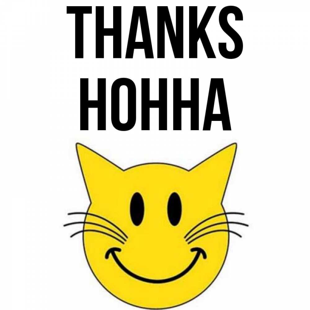 Greetings card с именем, Нонна Thanks улыбающийся смайл кот Greetings with text for free download 
