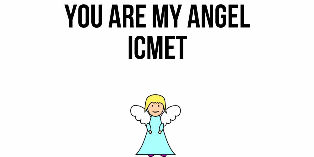 Greetings card с именем, ІСМЕТ You are my angel ангел Greetings with text for free download 
