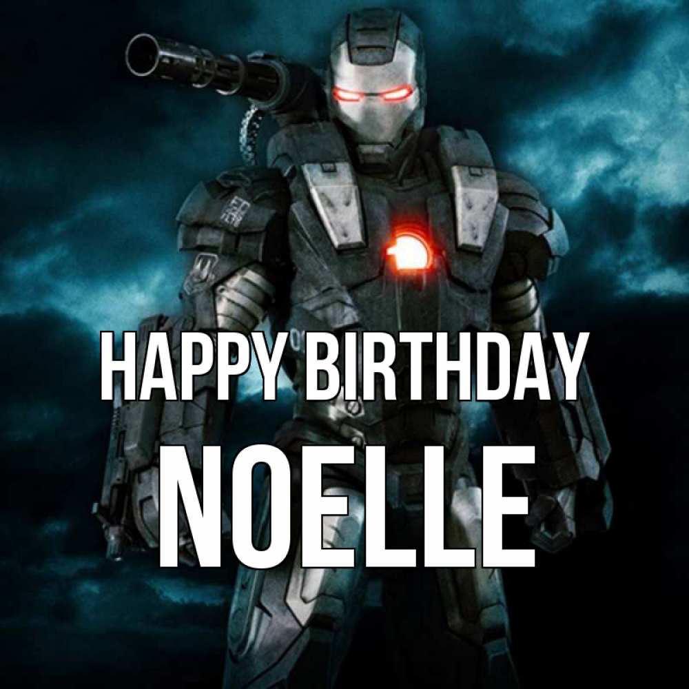 Greetings card с именем, Noelle Happy Birthday марвел супергерой в новом костюме Greetings with text for free download 