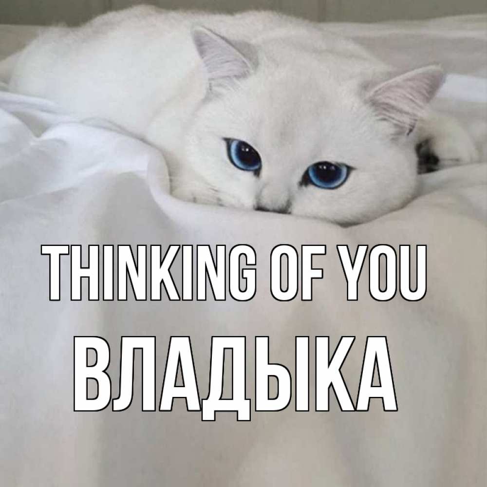 Greetings card с именем, Владыка Thinking of you я очень по тебе скучаю и тоскую Greetings with text for free download 