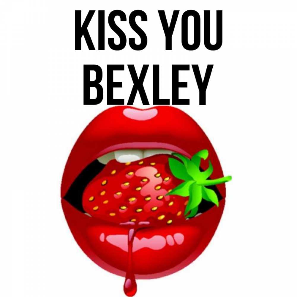 Greetings card с именем, Bexley Kiss you открытки с поцелуями Greetings with text for free download 