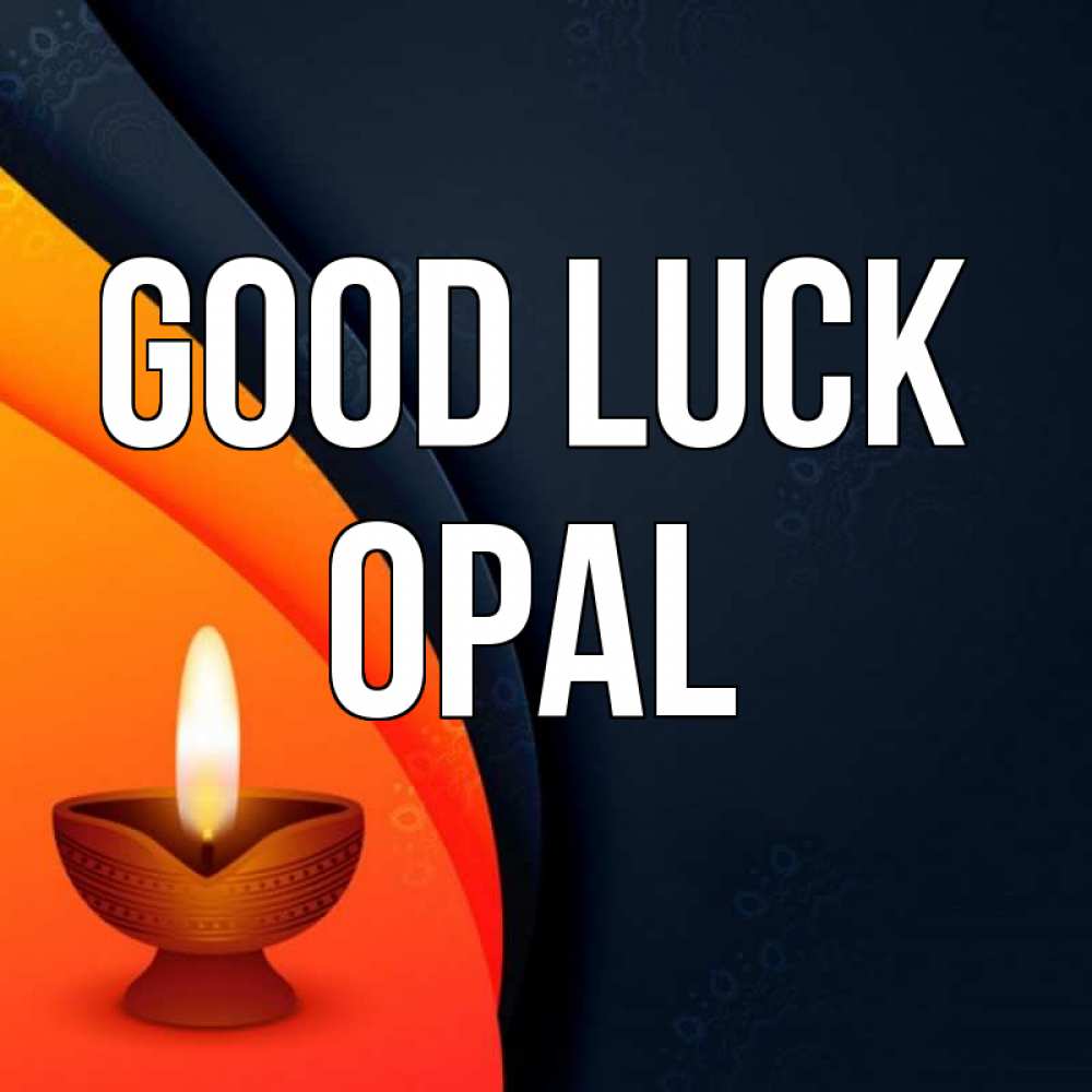 Greetings card с именем, Opal Good luck абстрактный фон Greetings with text for free download 
