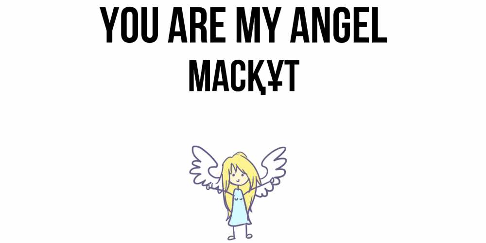 Greetings card с именем, МАСҚҰТ You are my angel ангел Greetings with text for free download 