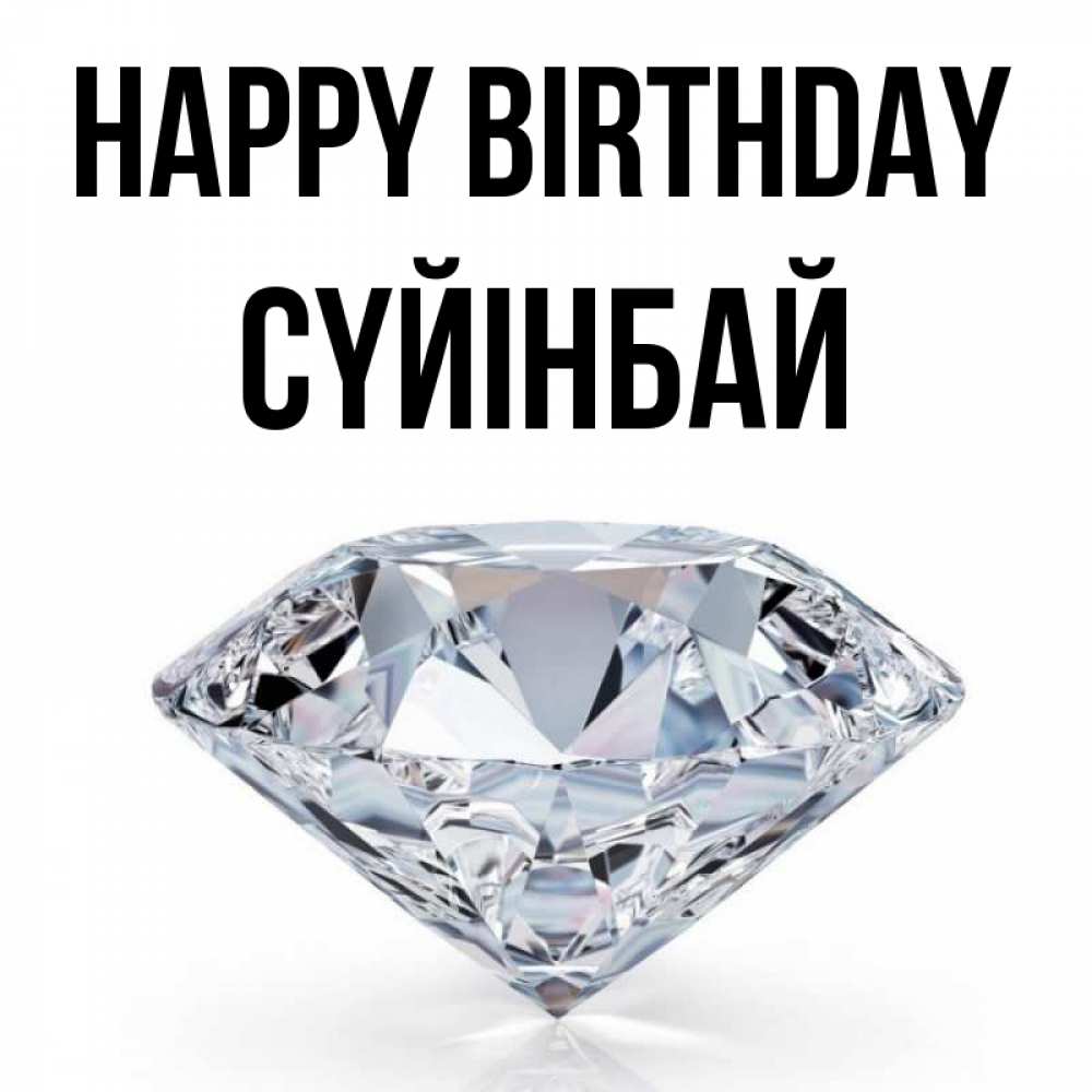 Greetings card с именем, СҮЙІНБАЙ Happy Birthday к пожеланием быть богатым Greetings with text for free download 