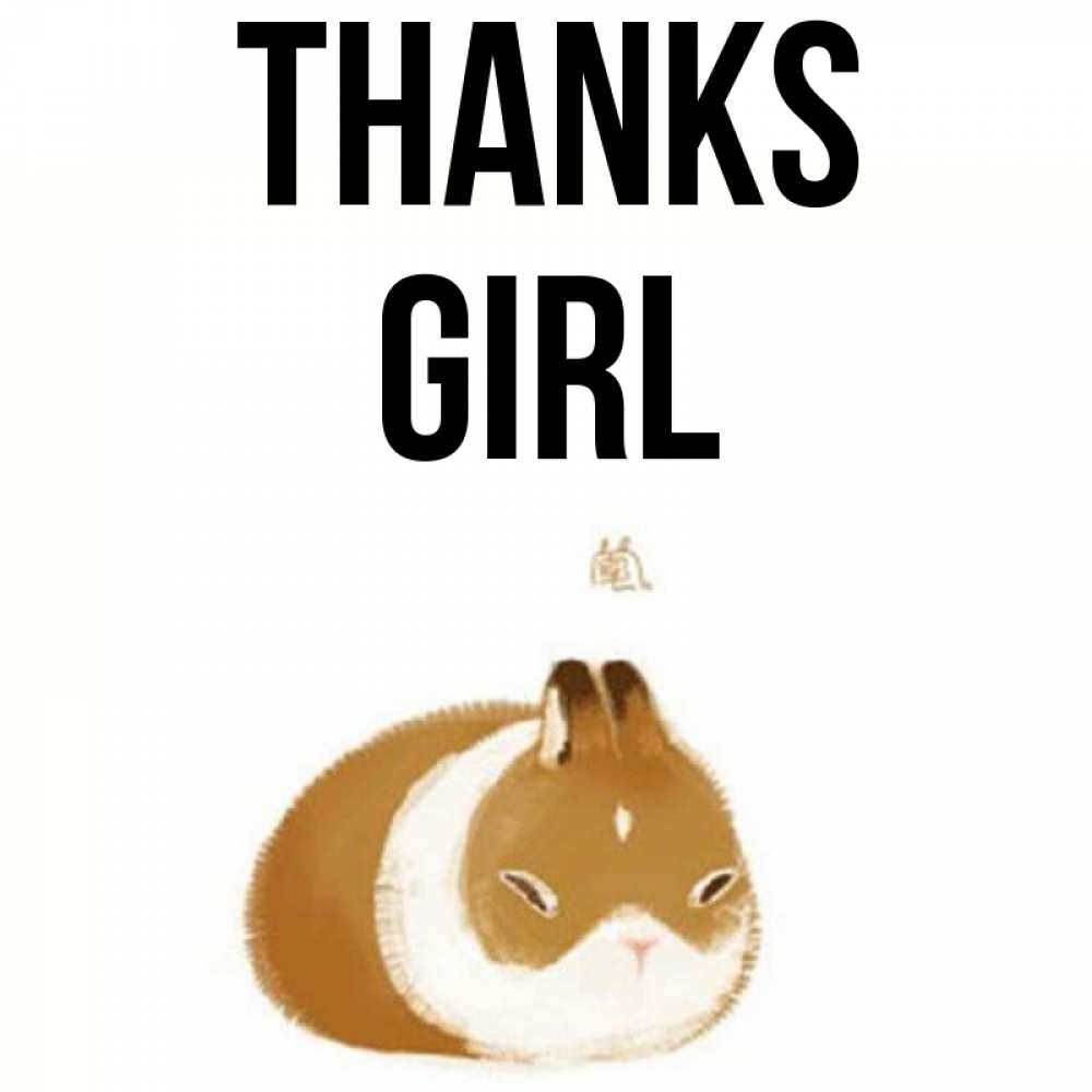Greetings card с именем, girl Thanks коричнево белый домашний питомец Greetings with text for free download 