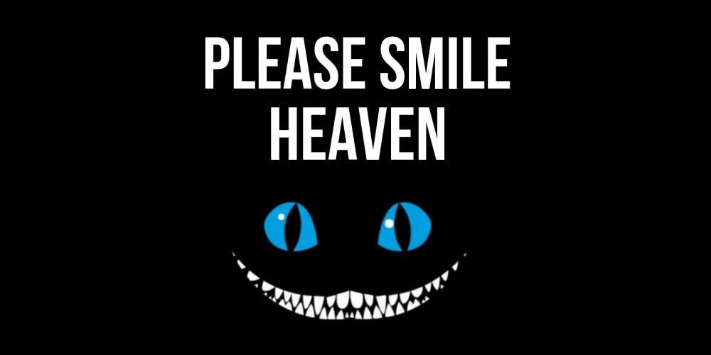 Greetings card с именем, Heaven Please smile кот улыбается Greetings with text for free download 