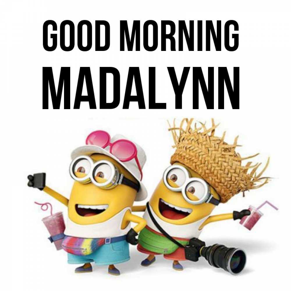 Greetings card с именем, Madalynn Good morning карнавал Greetings with text for free download 